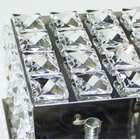 Arandela De Cristal Legítimo K9 2 Fachos Quadrada G9 St4558