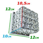 Arandela de Cristal legítimo K9 Cubo quadrada G9 st4559