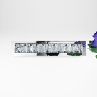 Arandela De Cristal Retangular Com Led Amarelo (ross I)