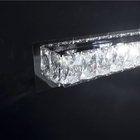 Arandela De Cristal Retangular Com Led Branco (ross I)