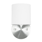 Arandela De Cupula Cilíndrica Branco