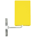 Arandela De Cupula Quadrada Amarelo