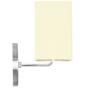 Arandela De Cupula Quadrada Bege