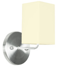 Arandela De Cupula Quadrada Bege