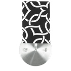 Arandela De Cupula Quadrada Elos Preto