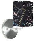 Arandela De Cupula Quadrada Giz