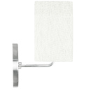 Arandela De Cupula Quadrada Linho Claro