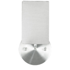 Arandela De Cupula Quadrada Shantung Cinza