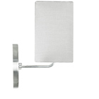 Arandela De Cupula Quadrada Shantung Cinza