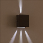 Arandela de efeito 4 fachos externa e interna - marrom st544