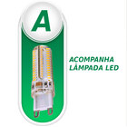 Arandela de efeito 6 fachos branca + led 5w 3000K Bivolt lumi