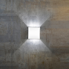 Arandela Externa de Efeito Branca LED 3W Luz Branca IP65 Plástico Inspire