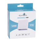 Arandela de Efeito Branca LED 4W Luz Amarela Plástico Gaya