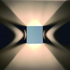 Arandela de Efeito Branca Metal Smile Taschibra