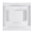 Arandela de Parede de Efeito Branco Alumínio 3D Auremar