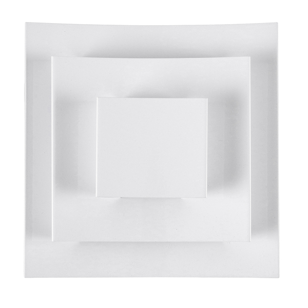 Arandela de Parede de Efeito Branco Alumínio 3D Auremar