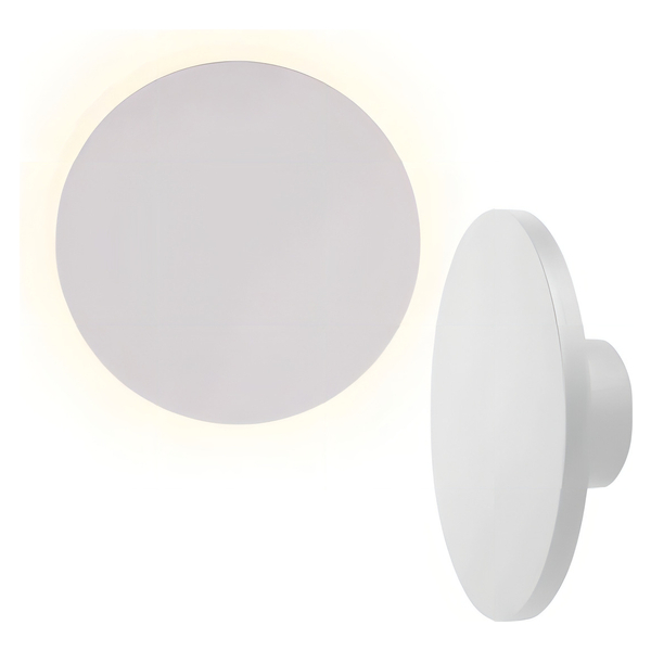 Arandela De Efeito Eclipse Luz Indireta Led Integrado 12w 16c