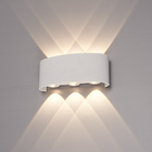 Arandela De Efeito Led 6w 6 Fachos Luz Amarela - Branco Quent