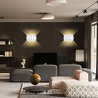 Arandela De Efeito Led 8w 8 Fachos Luz Amarela - Branco Quent