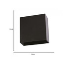 Arandela De Efeito Led Dron 2 Fachos Regulável Para Hall Entr