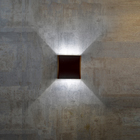 Arandela Externa de Efeito Marrom LED 3W Luz Branca IP65 Plástico Inspire