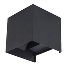 Arandela de Efeito Preta com LED Amarelo Alumínio Ângulo 6W IP20 Inspire