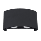 Arandela de Efeito Preta com LED Amarelo Plástico 4x1W IP20 Inspire