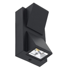 Arandela de Efeito Preta com LED Amarelo Plástico 6W IP20 Inspire