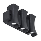 Arandela de Efeito Preta com LED Amarelo Plástico 6x1W IP20 Inspire