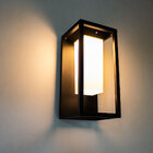 Arandela De Energia Solar Led 2w 3000k Ip65 Opus Em Alumiínio