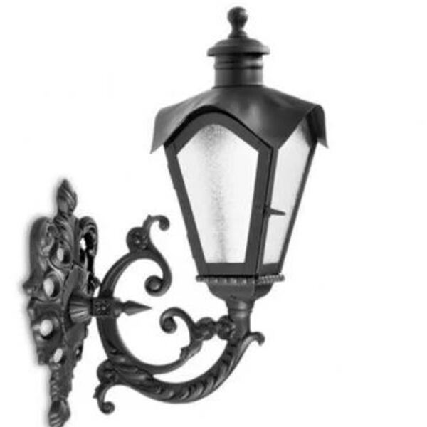 Arandela De Ferro Colonial Linha Sinha 1513 G Preta