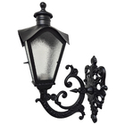 Arandela De Ferro Colonial Linha Sinha 1513 G Preta