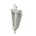 Arandela De Ferro Colonial Sinha Meia Taça Cor Branca