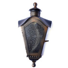 Arandela De Ferro Colonial Sinha Meia Taça Cor Cobre