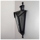 Arandela De Ferro Colonial Sinhá Meia Taça Cor Preta