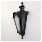 Arandela De Ferro Colonial Sinhá Meia Taça Cor Preta