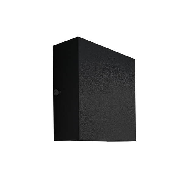 Arandela De Foco Kubo Baixo Sem Fresta Preta