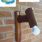 Arandela De Madeira Rústica