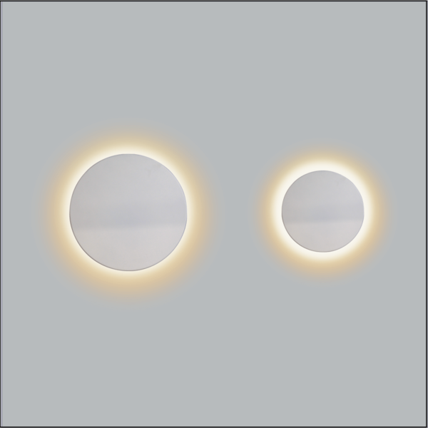 Arandela de Parede  Redondo Reto Eclipse 249-20 Usina