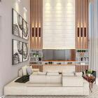 Arandela De Parede Bivolt Madeira foco Duplo 70cm 2gu10