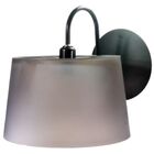 Arandela De Parede Com Cupula Redonda Fume