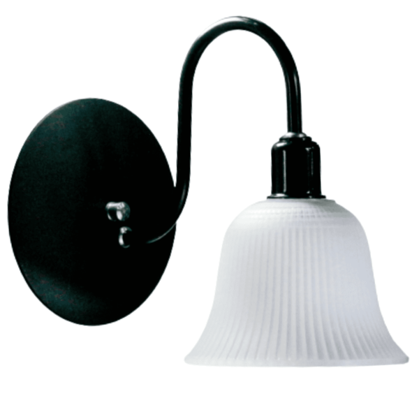 Arandela De Parede Com Cupula Sino Leitosa