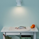 Arandela de Parede Escriba Branca P1810-1 Golden Art