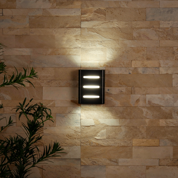 Arandela de Parede Arandela Externa IP43 Fussen Germany Preta