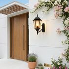 Arandela de Parede Externa IP43 Nice Biancoluce Preta Bivolt