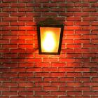 Arandela De Parede Externa Mini De Aço Ouro Bivolt E-27