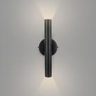 Arandela De Parede Foco Duplo Slim Palito - Preto