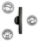 Arandela De Parede Foco Duplo Slim Palito - Preto