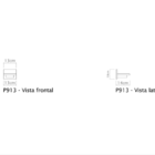 Arandela de Parede Francis com Cristais P914 Golden Art