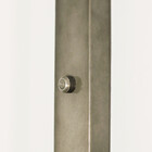 Arandela De Parede Globo Duplo Vidro Base Retangular Bronze